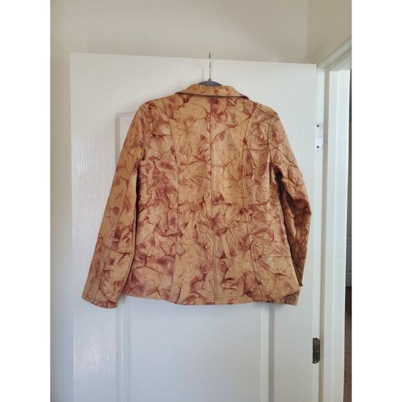 Authentic Unique Reversible Mexican Leather Textured Jacket NWT, Women's Medium - Picture 6 of 16